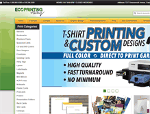 Tablet Screenshot of ecoprintinggallery.com